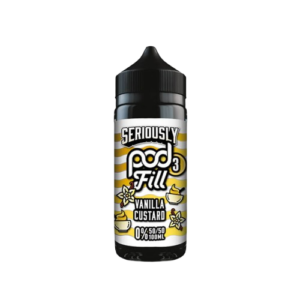 Doozy Vape Co Seriously Pod Fill 3 Vanilla Custard | 100ml Shortfill