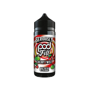 Doozy Vape Co Seriously Pod Fill Cherry Twist | 100ml Shortfill