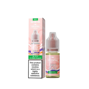SKE Crystal Juicy Peach Nic Salt E-Liquid 10ml bottle