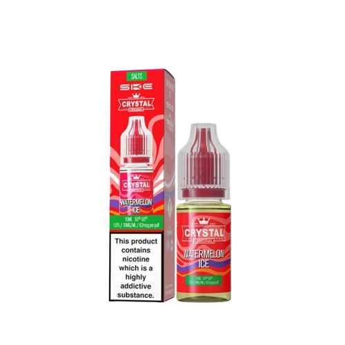 SKE Crystal Watermelon Ice Nic Salt E-Liquid 10ml bottle